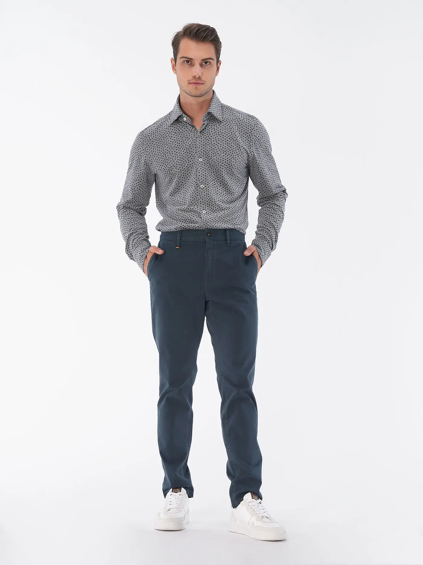BOSS | Chino Tapered Fit SCHINO TABER-1 | grün